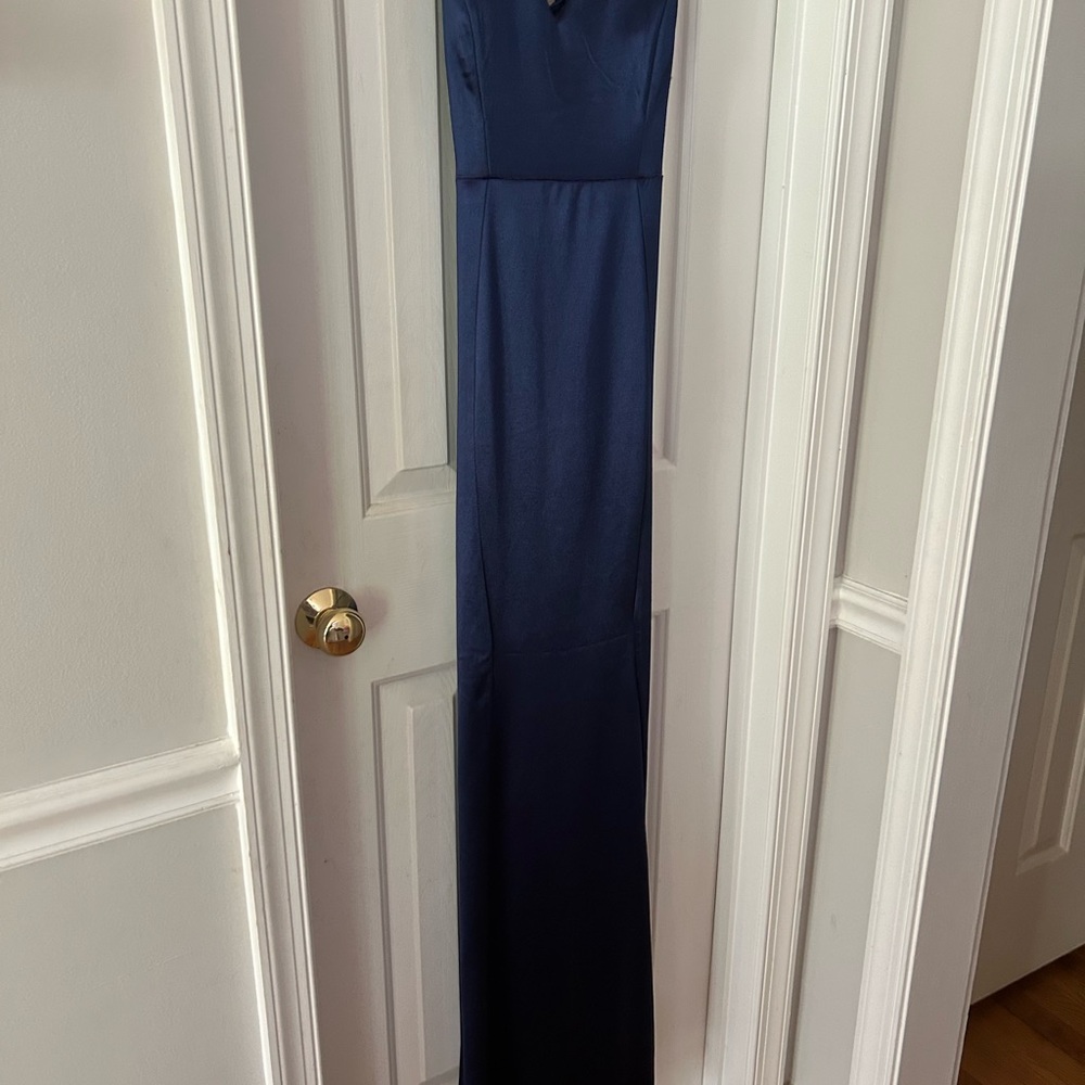 Windsor Blue Sweetheart Maxi Gown
